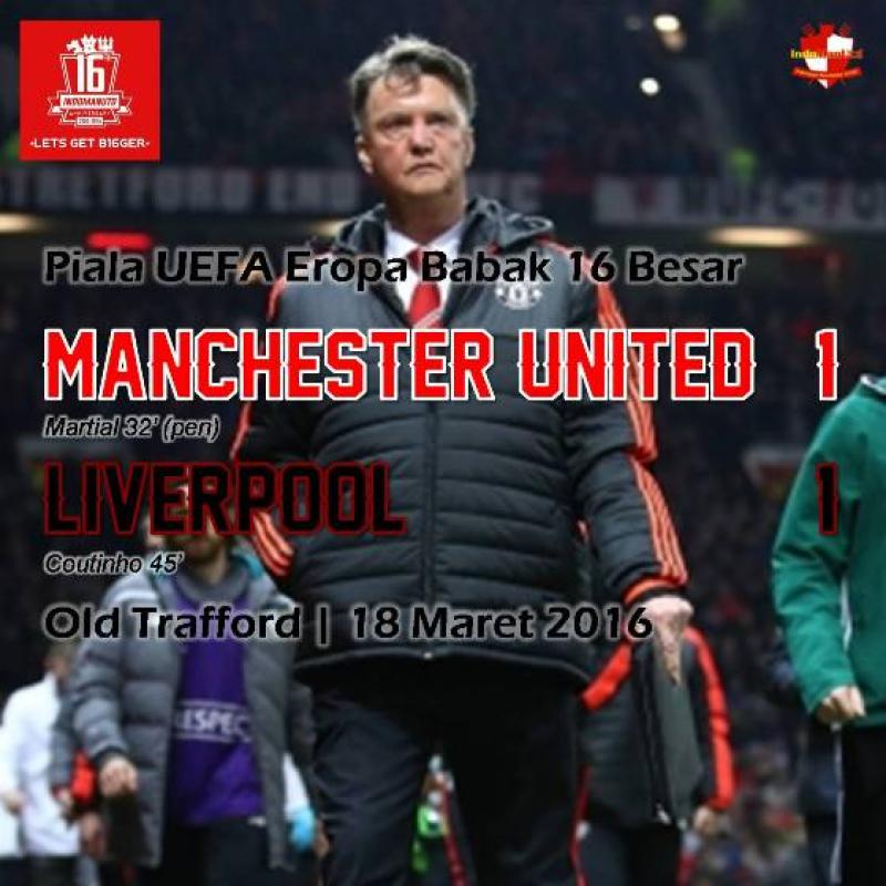 Review: Piala UEFA - Manchester United 1-1 Liverpool